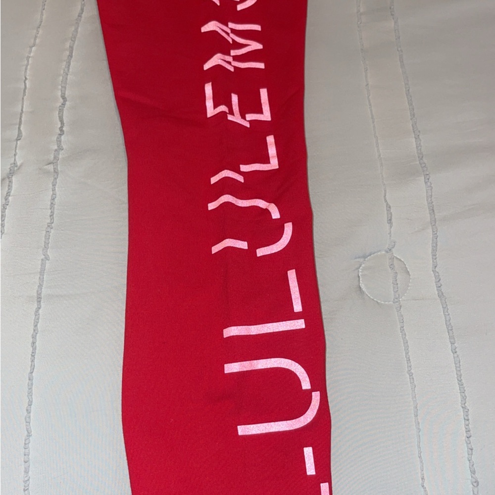 lululemon athletica Red Leggings